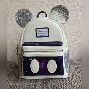 ✨ Rare Disney Parks x Loungefly Space Mountain Mini Backpack ✨